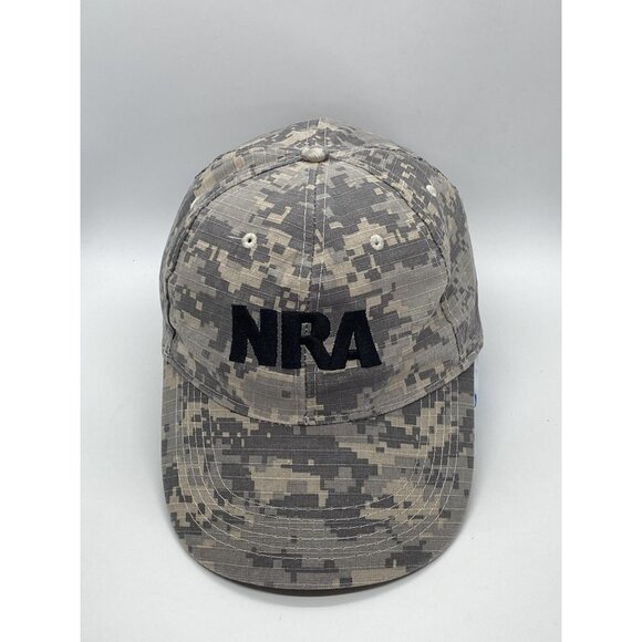 NRA Desert Camo Adjustable Adult Baseball Cap Hat Hook-Loop 2A - Picture 8 of 12